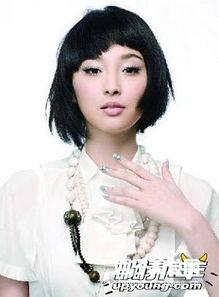 披肩短发发型图片